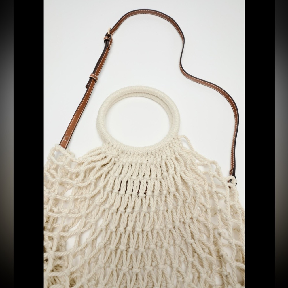 MACRAMÉ SHOPPER BAG - Picture 5 of 9